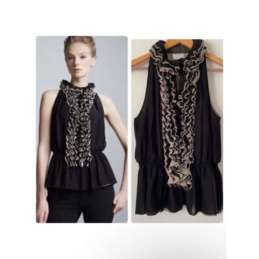 Robert Rodriguez Neiman Marcus for Target Ruffle Top - Picture 1 of 14